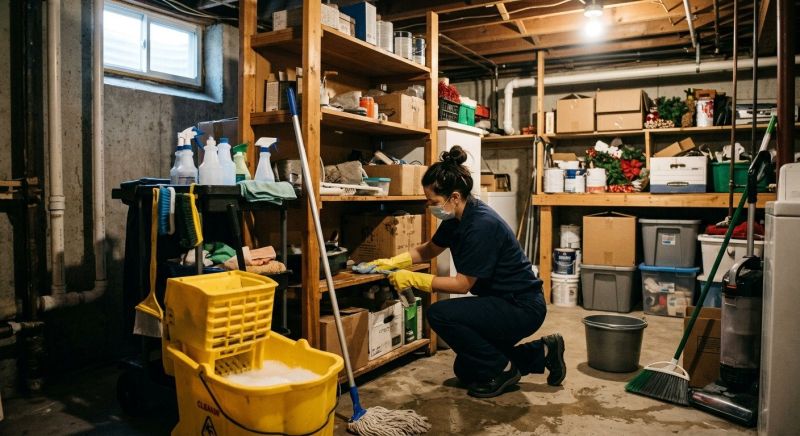 Basement Cleaning Service in Conroe, TX