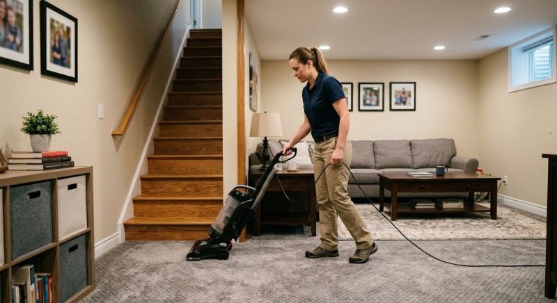 Basement Vacuuming in Conroe, TX