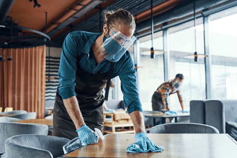 Commercial Kitchen Mopping in Denton, TX